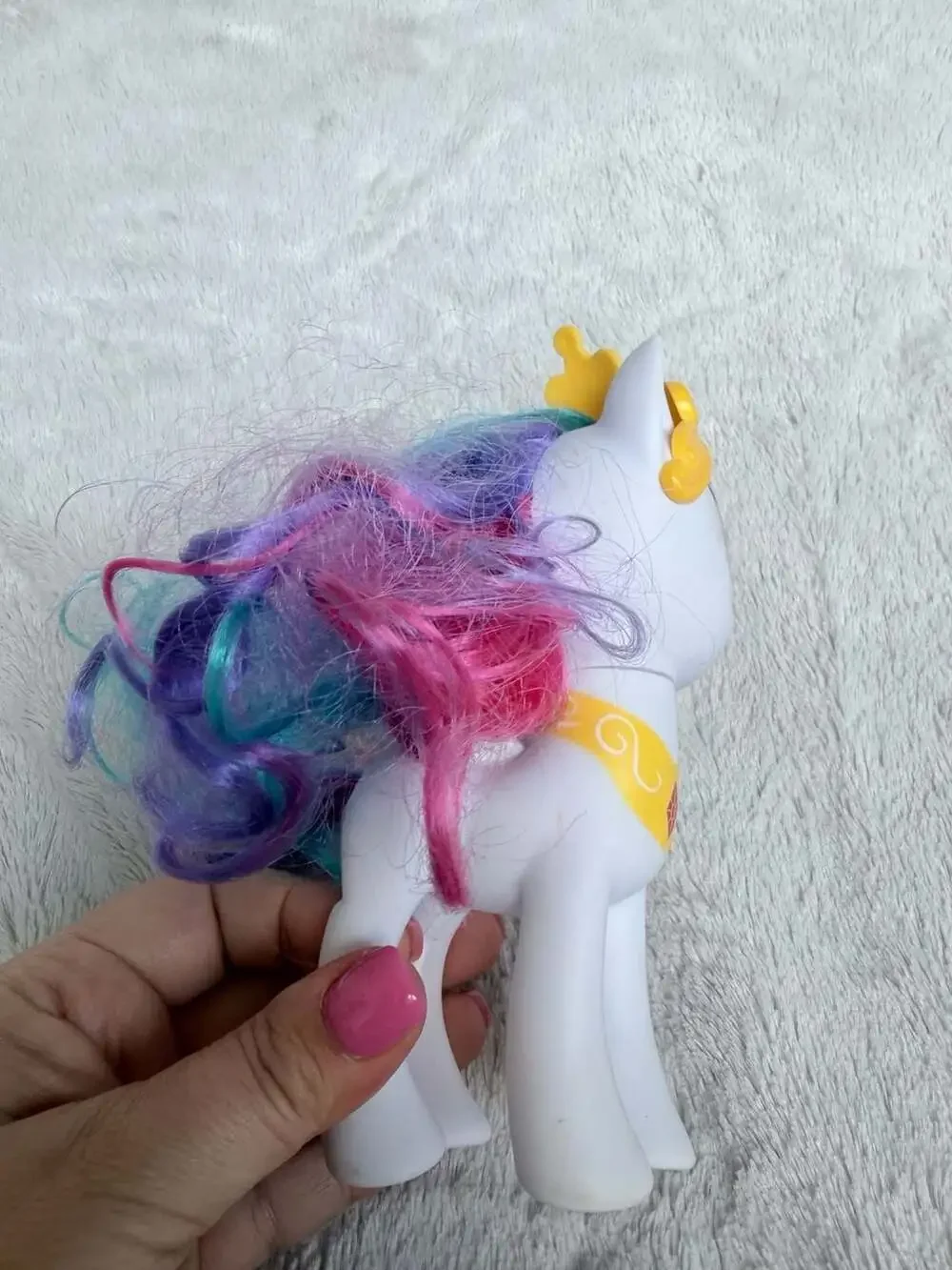 My Little Pony 6” Lot of 3 Celestia, Rarity, Twilight Sparkle Brushable 2016